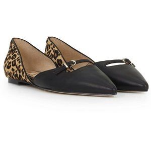 Sam Edelman Leather & Animal Hair Flat